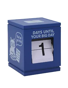 Купить Вечный календарь "Big day", синий — Фото №1