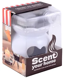 Купить Подарочный Ароманабор Жасмин (аромалампа 1шт, свеча чайная 1шт, аромамасло 1шт) (7,5х6,5х10,2) (12-MingFeng-A003-3) — Фото №1