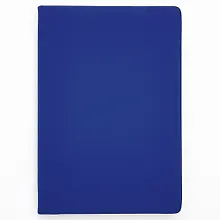 Купить Ежедневник недат. А5 152л "Paragraph. Синий" 7Б, тв.переплет, иск.кожа, покрытие Soft Touch, скругл.углы, тонир.блок, ляссе, инд.уп — Фото №1