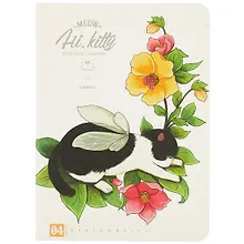 Купить Записная книжка «Flying cat», 24 листа, А6 — Фото №1