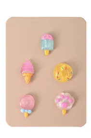 Купить Джибитсы Сладости и лапка (4шт) (ПВХ) (12-18031-202506-GB23) — Фото №1