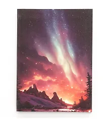 Купить Записная книжка А6 80л кл. "Северное сияние" инт.переплет, ламинация Glitter, офсет — Фото №1