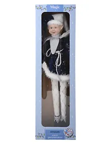 Купить Кукла декоративная Арлекин (текстиль, керамика) (12x17x55) — Фото №1