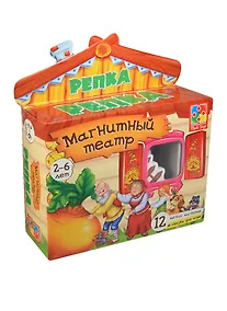 Купить Игра, ТМ Vladi Toys, Магнитный театр Репка (рус), Мультиколор — Фото №1