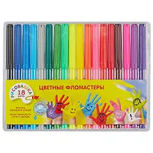 Купить Фломастеры Рисовашка, 18 цветов — Фото №1