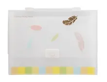 Купить Портфель А4 12отд. "Перышки" ассорти — Фото №1