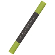 Купить Маркер художественный "Сонет" оливково-зеленый, двухсторон., тонк. и широк.долото, Сонет — Фото №1