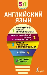 Купить Английский язык. 5 в 1: англо-русский и русско-английский словари с произношением, краткая грамматика английского языка, идиомы, фразовые глаголы — Фото №1
