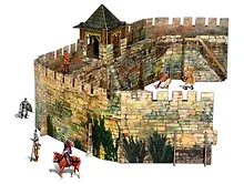 Купить 3D конструктор «Крепостная стена» картон, Умная Бумага — Фото №1