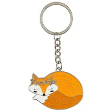 Купить Брелок My lucky charm Лисичка спящая (металл) (12-7150-Z1807) — Фото №1