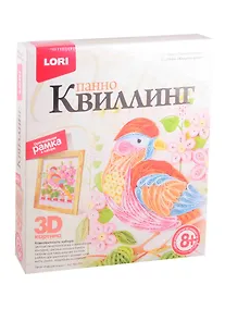Купить Набор для творчества LORI Квиллинг. Панно "Райская птица" Квл-024 — Фото №1