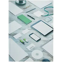 Купить Книга для записей А4 160л кл. "Стильный офис" 7БЦ, глянц.ламинация — Фото №1