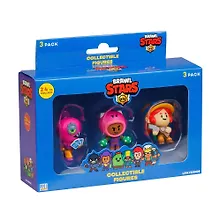 Купить Коллекционная фигурка Brawl Stars, Джесси, Биби и Шелли, (5см), (BRW2021B) — Фото №1