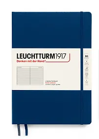 Купить Книга для записей B5, 109 листов в линейку "Composition"твердая обложка, Синий Неви, Leuchtturm1917 — Фото №1