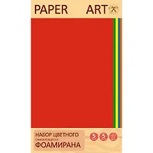 Купить Набор цв. самоклеющ. фоамирана (EVA) А4 5л. 5цв. Эксмо Раper Art. Яркие аппликации НЦСФ5504 — Фото №1