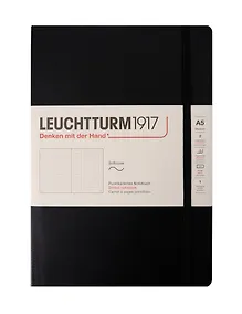 Купить Книга для записей A5 61л тчк. "Classic" мягк.обл., черный, Leuchtturm1917 — Фото №1