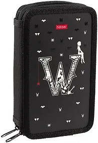 Купить Пенал 2 отделения "W-wednesday" 19*11 см, молния — Фото №1