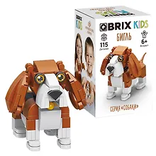 Купить Конструктор QBRIX KIDS серия "Собаки" Бигль — Фото №1