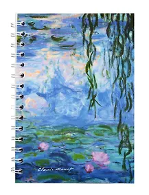 Купить Тетрадь 80 листов в клетку "Моне Водяные лилии" на спирали — Фото №1