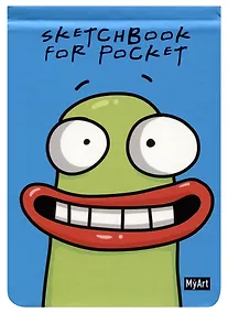 Купить Скетчбук А6 48л "Sketchbook for Pocket. Улыбайся!" 120г/м2, тв.обложка — Фото №1