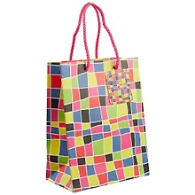 Купить Подарочный пакет «Цветные пересечения», А5 — Фото №1