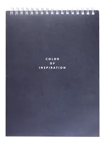 Купить Блокнот А5 50 листов в клетку "Block", черный, спираль — Фото №1