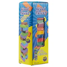 Купить НИ Построй башню мини деревянная цветная (48 брусков) (коробка) (15-02489-4) — Фото №1