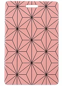 Купить Чехол для карточек вертикальный Аниме Паттерн, розовый — Фото №1