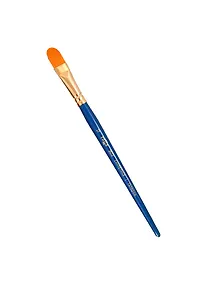 Купить Кисть художественная Галерея, синтетика, плоскоовальная, короткая ручка №12, Гамма — Фото №1