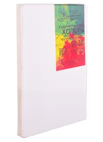 Купить Холст на подрамнике 20*30 крупнозернистый, 40% лен 60% хлопок, ПР — Фото №1