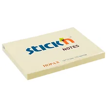 Купить Блок для записей Stick`n Neon notes, светло-жёлтый, 10.3 х 7.6 см — Фото №1