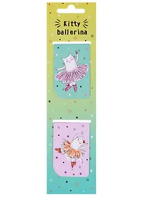 Купить Магнитные закладки «Kitty ballerina», 2 штуки — Фото №1