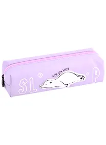 Купить Пенал на молнии "Мишка Wish you happy", ткань, 20 х 5,5 — Фото №1