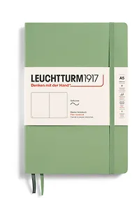 Купить Книга для записей A5, 61 лист, нелинованная "Classic", мягкая обложка, шалфей, Leuchtturm1917 — Фото №1