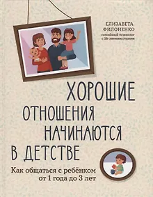 Купить Хорошие отношения начинаются в детстве: как общаться с ребенком от 1 года до 3 лет — Фото №1