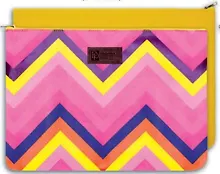 Купить Папка для документов, А4 (33*24см), Феникс+ Яркий зигзаг кожзам с запечаткой 44155 — Фото №1