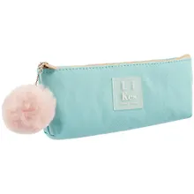 Купить Пенал на молнии с помпоном Слоганы (ткань) (23х9) (ПВХ бокс) — Фото №1