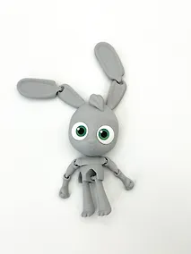 Купить Фигурка 3D Зайчонок Скок (80005999) (6х9х2) — Фото №1