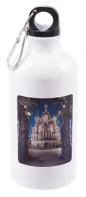 Купить Бутылка с карабином СПб Петербург удивляет (металл) (500мл) (БМ2025-46) — Фото №1