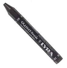 Купить Мелок графитный LYRA GRAPHITE нерастворимый в воде мягкость 2В L5620102 — Фото №1
