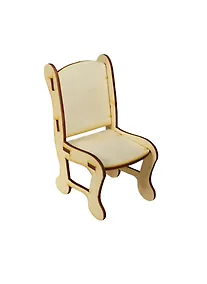 Купить Стул (кукольная мебель) (141482) (62х90х121мм) (игрушка из дерева) — Фото №1