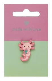 Купить Значок Аксолотль с bubble tea (12-08599-ACL5) — Фото №1