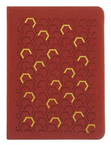 Купить Записная книжка А6 80л кл. "GALLERY. Каштановый (NEW)" иск.кожа с поролоном, термотиснение, ляссе, скругл.углы, инд.уп. — Фото №1