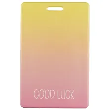 Купить Чехол для карточек Цветной градиент Good luck (ДК2017-133) — Фото №1