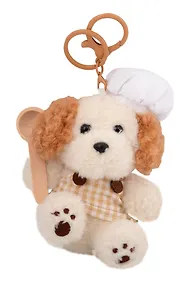 Купить Брелок Cобачка повар (плюш) (11см) (12-191025-I50) — Фото №1