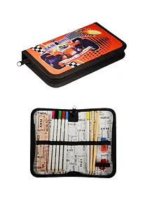 Купить Пенал корпусный 1отд. "Для мальчиков" с наполнением (11 предм.), ассорти, ткань — Фото №1