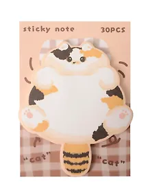 Купить Блок самоклеящийся 80х85 "Пушистые коты", 30 листов в линейку, в ассортименте — Фото №1