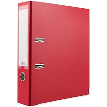 Купить Папка архивная 70мм А4 "Business" арочн.механизм, красный — Фото №1
