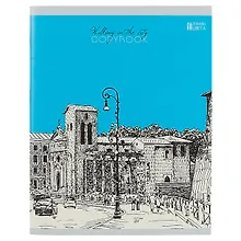 Купить Тетрадь в клетку Unnika, "Далёкие города", 96 листов, в ассортименте — Фото №1