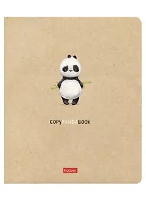 Купить Тетрадь в клетку Hatber, "Панда Book", 48 листов, в ассортименте — Фото №1